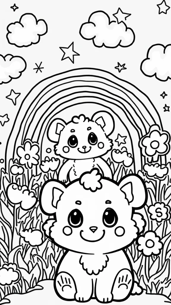 Rainbow Friends Páginas para colorear gratis